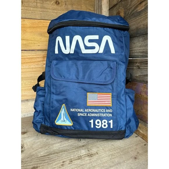 MAD Engine Other - Mad Engine NASA Flight Suit Backpack Blue Ripstop Canvas Astronaut RARE